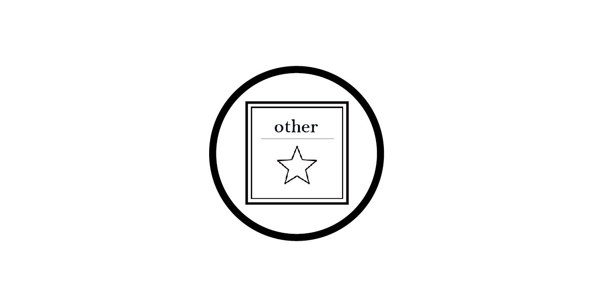 イラスト：「ather」と書かれたプレートのシルエット