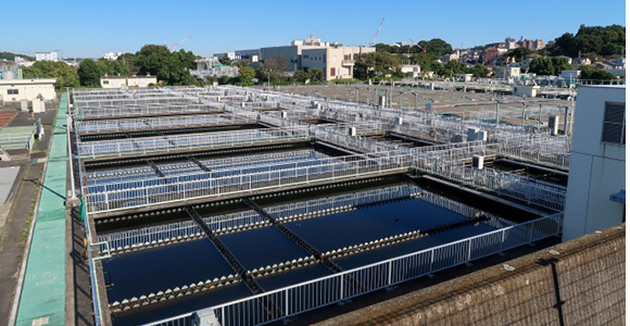 写真：水処理場